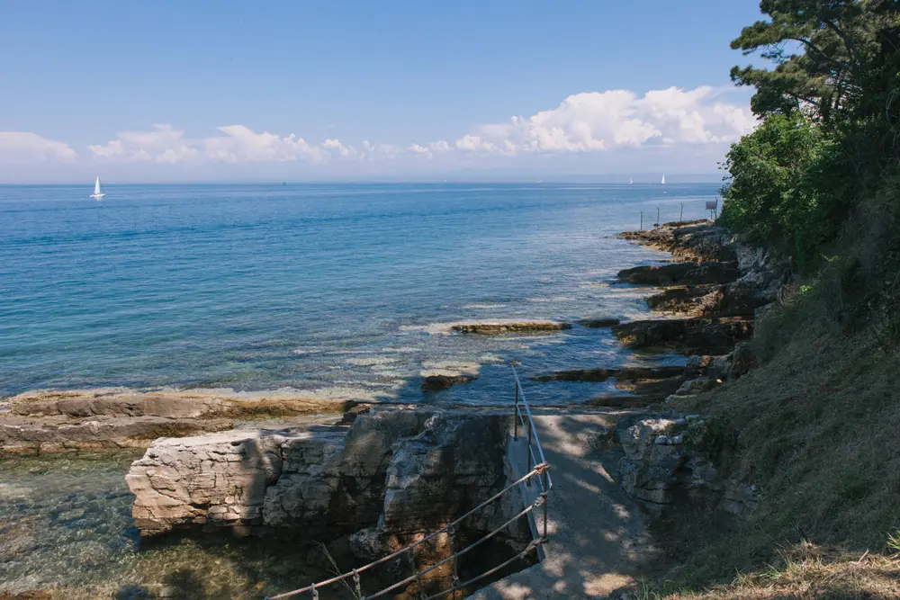 Pogled na more iz Autokampa Tramontana — 20