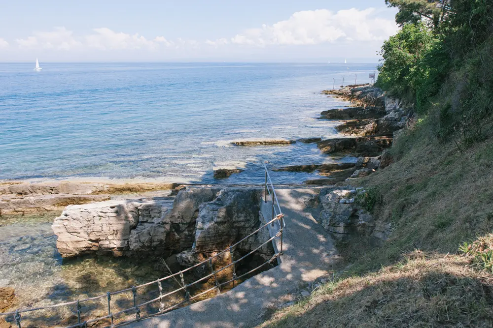 Pogled na more iz Autokampa Tramontana — 21